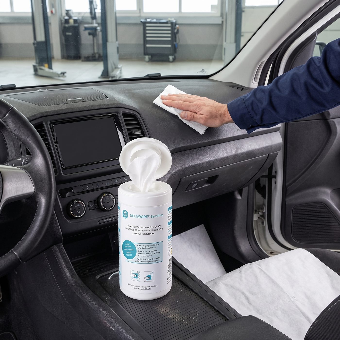 DELTAWIPE — Variante: Werkstatt, zweiter Look